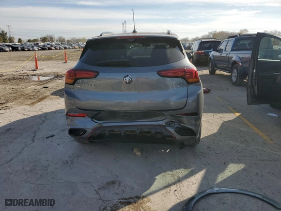 2020 Buick Encore GX Essence with VIN KL4MMGSLXLB028669, listed as a Copart auction lot 79849574 with 42,275 mi miles and Salvage Title. Bid and sale history available at carsss.com. Image 6.