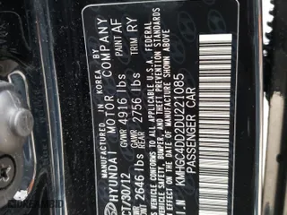 2013 Hyundai Genesis 3.8L with VIN KMHGC4DD2DU221085, listed as a Copart auction lot 38810452 with 96,878 mi miles and Salvage Title. Bid and sale history available at carsss.com. Image 10.