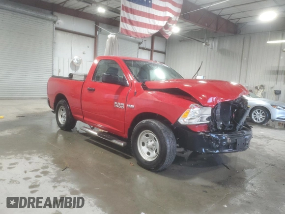 2017 Ram 1500 Express with VIN 3C6JR6AT0HG787343, listed as a Copart auction lot 86838794 with 49,856 mi miles and Salvage title. Bid and sale history available at DreamBid. Image 4.