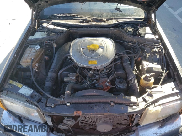 1989 Mercedes-Benz 560 with VIN WDBCA39E0KA446817, listed as a Copart auction lot 81615244 with 270,136 mi miles and Salvage Title. Bid and sale history available at DreamBid. Image 11.