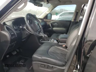 2024 Nissan Armada Platinum with VIN JN8AY2DB1R9850527, listed as a Copart auction lot 88483375 with 7,420 mi miles and Salvage Title. Bid and sale history available at carsss.com. Image 7.