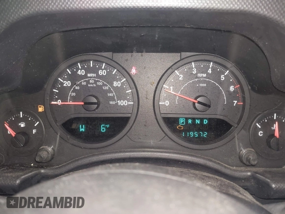 2007 Jeep Wrangler Unlimited X with VIN 1J4GA39167L147516, listed as a IAAI auction lot 41617025 with 119,572 mi miles and . Bid and sale history available at DreamBid. Image 7.