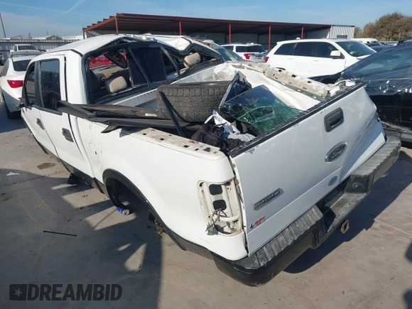 2004 Ford F-150 XLT with VIN 1FTPW14564KC44321, listed as a IAAI auction lot 41409551 with 185,033 mi miles and . Bid and sale history available at DreamBid. Image 3.