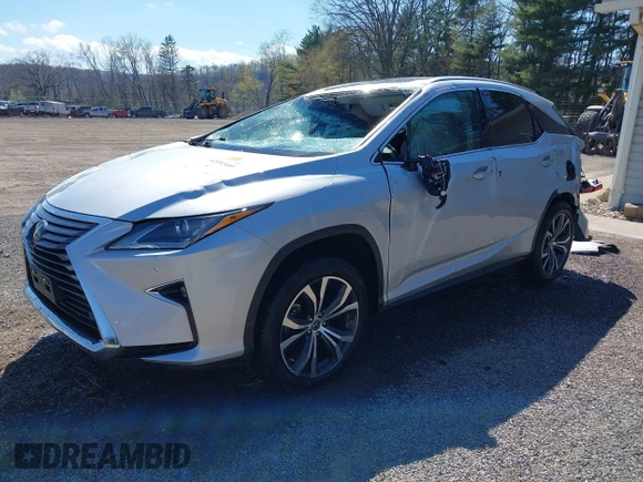 2019 Lexus RX with VIN 2T2BZMCA4KC187435, listed as a IAAI auction lot 42053466 with 41,542 mi miles. Bid and sale history available at carsss.com. Image 2.