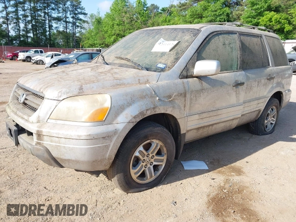 2005 Honda Pilot EX with VIN 5FNYF18485B038504, listed as a IAAI auction lot 42014126 with 178,821 mi miles. Bid and sale history available at carsss.com. Image 2.