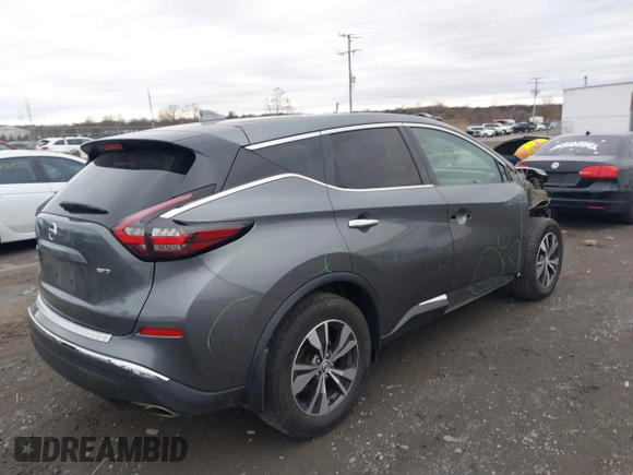 2020 Nissan Murano S with VIN 5N1AZ2AS7LN133105, listed as a IAAI auction lot 41145449 with 83,153 mi miles and . Bid and sale history available at DreamBid. Image 4.