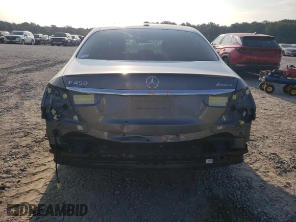 2021 Mercedes-Benz E-Class E 450 with VIN W1KZF5KB1MA940945, listed as a Copart auction lot 68541314 with 35,151 mi miles and Salvage Title. Bid and sale history available at carsss.com. Image 6.