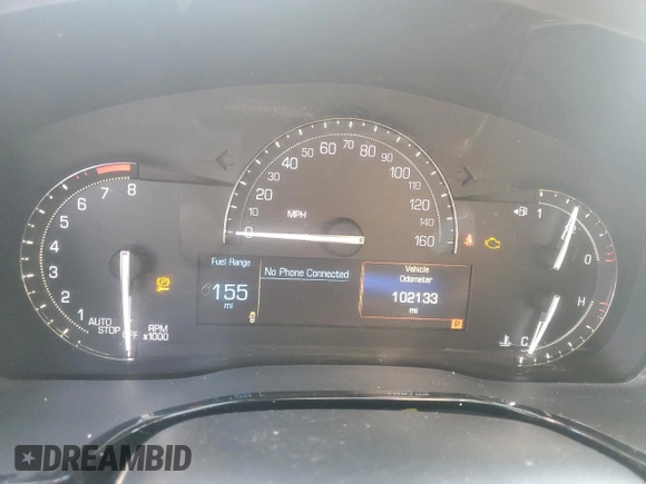 2018 Cadillac XT5 FWD with VIN 1GYKNARS1JZ172873, listed as a Copart auction lot 52168115 with 102,133 mi miles and Salvage title. Bid and sale history available at DreamBid. Image 9.