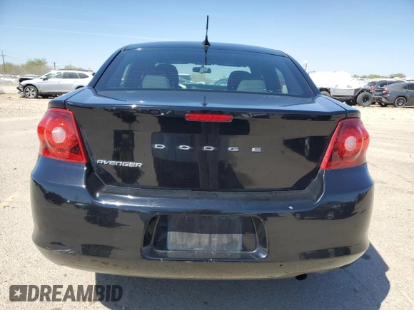 2012 Dodge Avenger SE with VIN 1C3CDZABXCN220988, listed as a Copart auction lot 53003895 with 145,503 mi miles and Salvage Title. Bid and sale history available at carsss.com. Image 6.