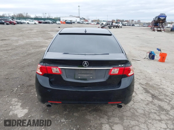 2012 Acura TSX Tech Pkg with VIN JH4CU2F64CC023887, listed as a IAAI auction lot 41775812 with 1 mi miles. Bid and sale history available at carsss.com. Image 16.