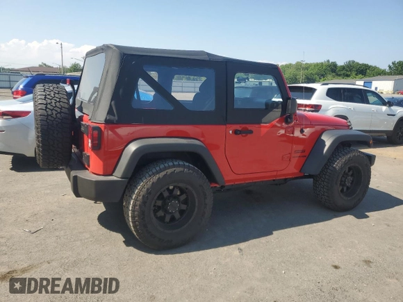 2018 Jeep Wrangler Willys Wheeler W with VIN 1C4AJWAG8JL897178, listed as a Copart auction lot 62576405 with 12,381 mi miles and Salvage title. Bid and sale history available at DreamBid. Image 3.