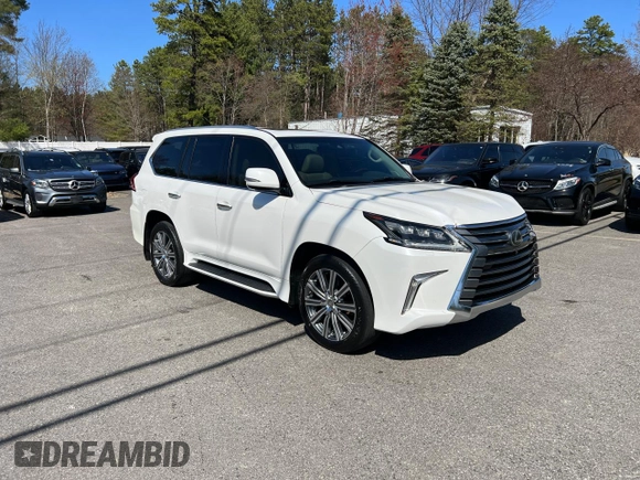 2016 Lexus LX 570 with VIN JTJHY7AX8G4198794, listed as a Copart auction lot 54615015 with 107,196 mi miles and Clean Title. Bid and sale history available at DreamBid. Image 1.