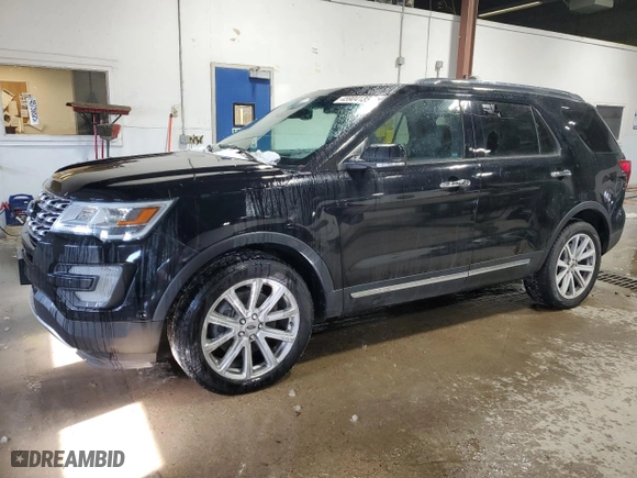 2017 Ford Explorer Limited with VIN 1FM5K8FH4HGC02429, listed as a Copart auction lot 45904135 with 117,238 mi miles and Clean Title. Bid and sale history available at carsss.com. Image 1.