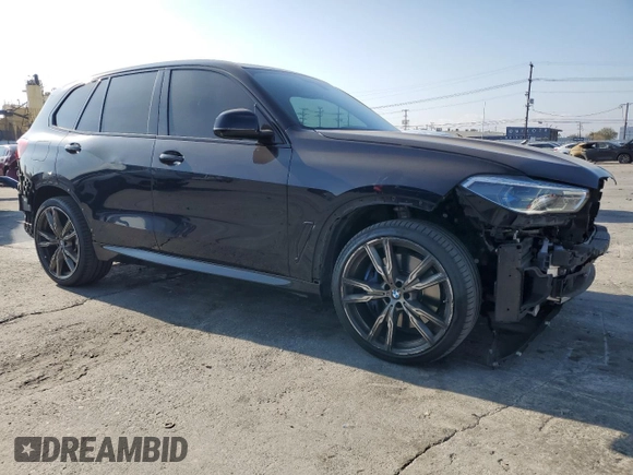 2020 BMW X5 M50i with VIN 5UXJU4C07LLE45691, listed as a Copart auction lot 42826395 with 41,108 mi miles and Salvage Title. Bid and sale history available at DreamBid. Image 4.