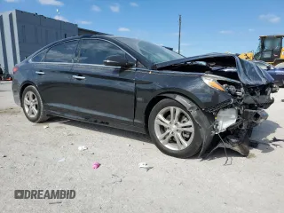 2018 Hyundai Sonata SEL with VIN 5NPE34AF0JH631990, listed as a Copart auction lot 53000595 with 41,736 mi miles and Salvage Title. Bid and sale history available at DreamBid. Image 4.