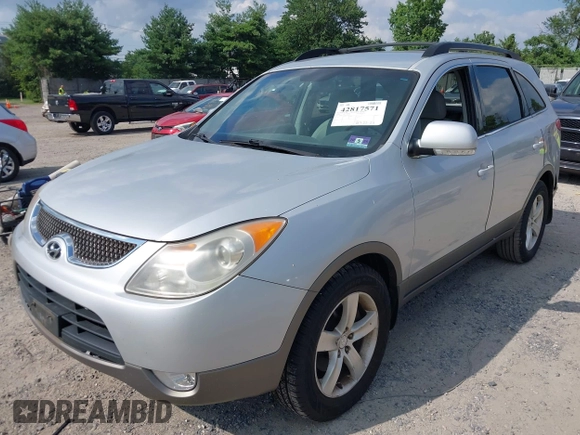 2008 Hyundai Veracruz GLS with VIN KM8NU73C38U075087, listed as a IAAI auction lot 42817571 with 185,379 mi miles and . Bid and sale history available at DreamBid. Image 2.