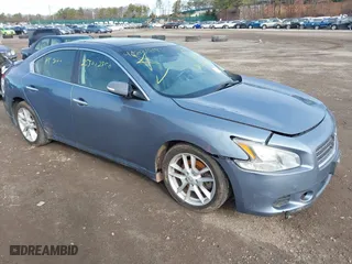 2010 Nissan Maxima 3.5 SV w/Sport Pkg with VIN 1N4AA5AP0AC836469, listed as a IAAI auction lot 41831890 with 999,999 mi miles. Bid and sale history available at carsss.com. Image 1.