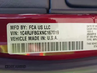 2022 Jeep Grand Cherokee Limited с VIN 1C4RJFBGXNC167019, выставлен на аукционе IAAI как лот 42193278 с пробегом 25 582 миль миль и . История ставок и продаж доступна на DreamBid. Изображение 9.