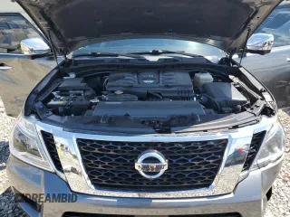 2020 Nissan Armada SL with VIN JN8AY2NDXL9111969, listed as a Copart auction lot 69554394 with 63,906 mi miles and Salvage Title. Bid and sale history available at carsss.com. Image 12.