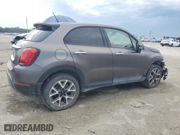 2016 FIAT 500X Trekking with VIN ZFBCFXCTXGP378129, listed as a Copart auction lot 59655095 with 159,386 mi miles and Salvage title. Bid and sale history available at DreamBid. Image 3.