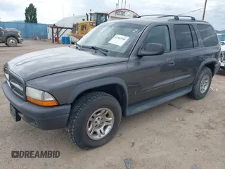 2003 Dodge Durango Sport with VIN 1D4HS38N33F573493, listed as a IAAI auction lot 42362568 with 183,288 mi miles and . Bid and sale history available at DreamBid. Image 2.