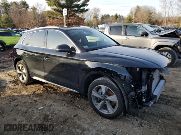 2024 Audi Q5 Premium Plus with VIN WA1BBAFY3R2001614, listed as a Copart auction lot 84690244 with 13,254 mi miles and Salvage title. Bid and sale history available at DreamBid. Image 4.