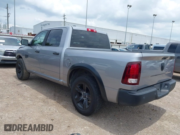 2024 Ram 1500 Warlock with VIN 1C6RR6LG2RS127561, listed as a IAAI auction lot 42472798 with 52,902 mi miles and . Bid and sale history available at DreamBid. Image 3.