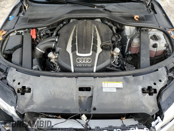 2016 Audi A8 L 4.0T Sport with VIN WAU43AFD3GN010931, listed as a Copart auction lot 81960634 with 131,841 mi miles and Salvage Title. Bid and sale history available at carsss.com. Image 11.
