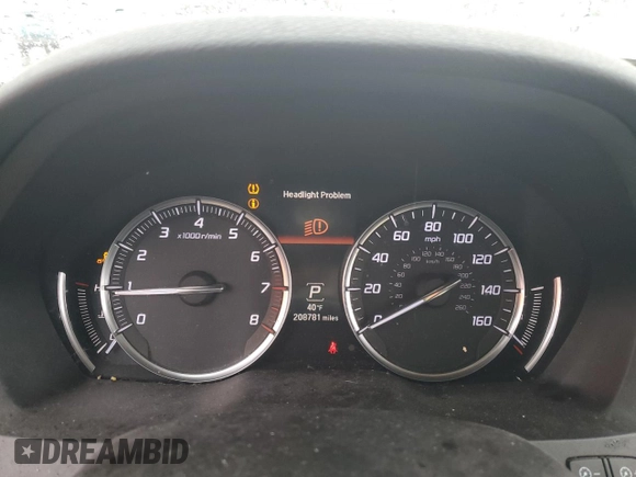2014 Acura MDX Technology z VIN 5FRYD3H61EB001148, wystawiony jako Copart lot #84291784 z przebiegiem 208 781 mil mil oraz Szkoda całkowita • Salvage title. Historia ofert i sprzedaży dostępna na DreamBid. Obrazek 9.