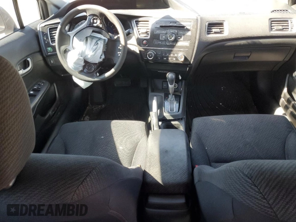 2013 Honda Civic LX with VIN 19XFB2F56DE052569, listed as a Copart auction lot 48957345 with 194,649 mi miles and Salvage Title. Bid and sale history available at DreamBid. Image 8.
