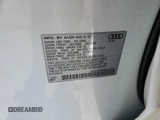 2014 Audi Q7 Premium Plus with VIN WA1LMAFE6ED012514, listed as a Copart auction lot 57918725 with 135,645 mi miles and Salvage title. Bid and sale history available at DreamBid. Image 14.