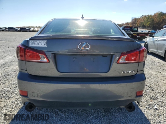2012 Lexus IS 350 with VIN JTHBE5C28C5030213, listed as a Copart auction lot 82004624 with 97,987 mi miles and Salvage title. Bid and sale history available at DreamBid. Image 6.