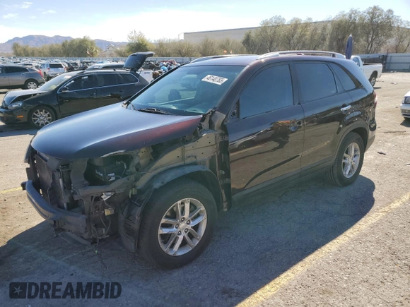 2014 Kia Sorento LX with VIN 5XYKT4A7XEG492525, listed as a Copart auction lot 46140765 with 162,233 mi miles and Salvage Title. Bid and sale history available at carsss.com. Image 1.