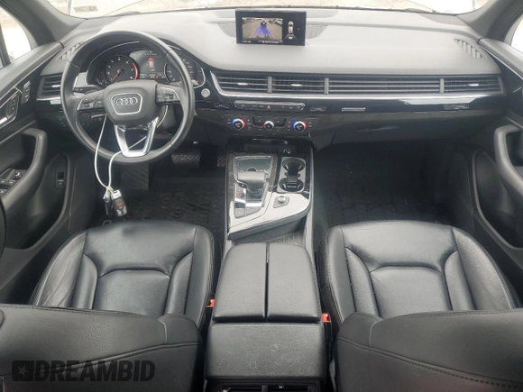 2019 Audi Q7 Premium with VIN WA1AAAF76KD009139, listed as a Copart auction lot 58584985 with 61,867 mi miles and Salvage title. Bid and sale history available at DreamBid. Image 8.