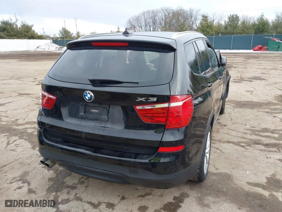 2017 BMW X3 sDrive28i with VIN 5UXWZ7C34H0V87828, listed as a IAAI auction lot 41562662 with 78,572 mi miles. Bid and sale history available at carsss.com. Image 4.