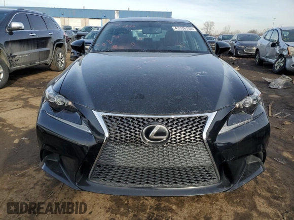 2016 Lexus IS 350 with VIN JTHCE1D27G5012075, listed as a Copart auction lot 43336725 with 58,279 mi miles and Clean title. Bid and sale history available at DreamBid. Image 5.