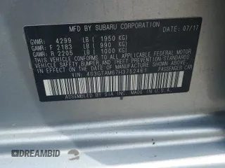2017 Subaru Impreza Special Sports with VIN 4S3GTAM67H3752461, listed as a Copart auction lot 64255195 with 102,630 mi miles and Salvage title. Bid and sale history available at DreamBid. Image 13.