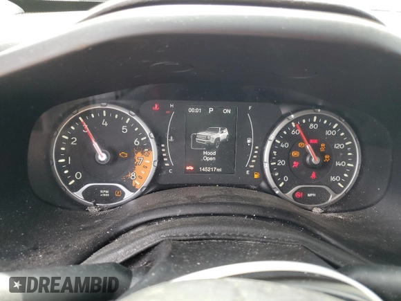 2016 Jeep Renegade Sport with VIN ZACCJBAT7GPC82897, listed as a Copart auction lot 54576245 with 145,217 mi miles and Clean Title. Bid and sale history available at carsss.com. Image 9.