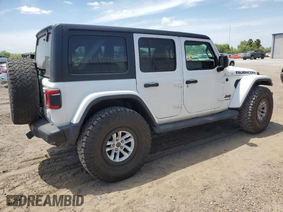 2018 Jeep Wrangler Unlimited Rubicon with VIN 1C4HJXFG9JW308991, listed as a Copart auction lot 53638955 with 95,508 mi miles and Salvage title. Bid and sale history available at DreamBid. Image 3.