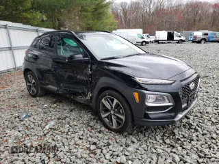 2021 Hyundai Kona Ultimate with VIN KM8K5CA53MU609454, listed as a Copart auction lot 45005193 with 14,695 mi miles. Bid and sale history available at carsss.com. Image 4.