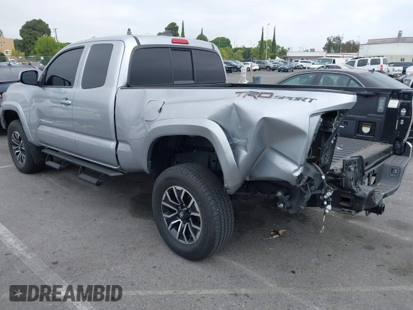 2022 Toyota Tacoma SR with VIN 3TYRZ5CN9NT022492, listed as a IAAI auction lot 42378801 with 9,312 mi miles and . Bid and sale history available at DreamBid. Image 3.
