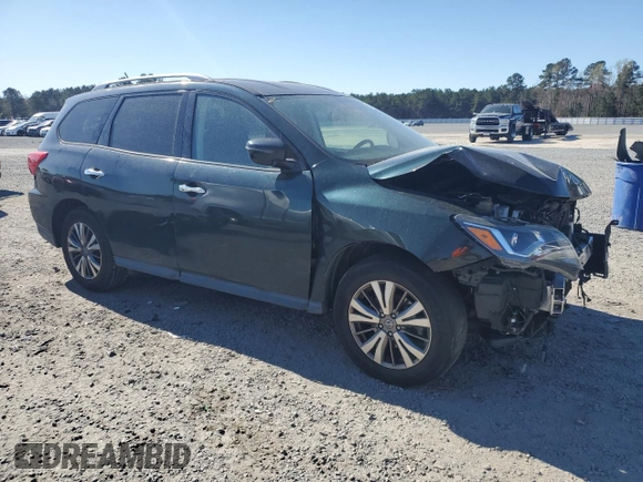 2018 Nissan Pathfinder S with VIN 5N1DR2MM2JC660679, listed as a Copart auction lot 50611145 with 103,047 mi miles and Salvage title. Bid and sale history available at DreamBid. Image 4.