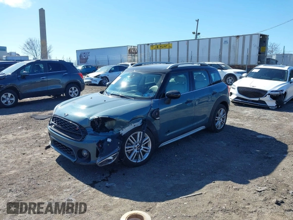 2024 MINI Countryman Cooper S with VIN WMZ83BR07R3R60405, listed as a IAAI auction lot 41882928 with 17,595 mi miles and . Bid and sale history available at DreamBid. Image 2.