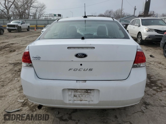 2008 Ford Focus S with VIN 1FAHP34N98W260014, listed as a Copart auction lot 45884875 with 207,431 mi miles and Salvage Title. Bid and sale history available at carsss.com. Image 6.