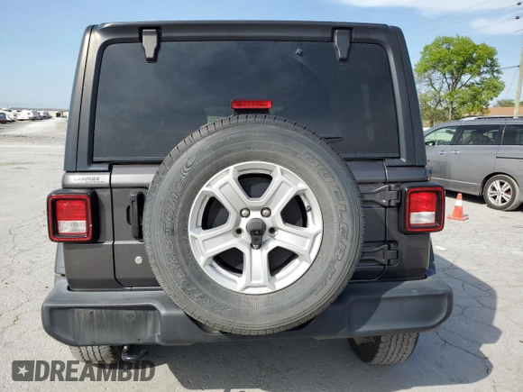 2018 Jeep Wrangler Unlimited Sport S z VIN 1C4HJXDG8JW133314, wystawiony jako Copart lot #53708965 z przebiegiem 120 102 mil mil oraz Szkoda całkowita • Salvage title. Historia ofert i sprzedaży dostępna na DreamBid. Obrazek 6.