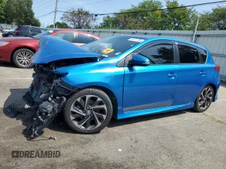 2016 Scion iM with VIN JTNKARJE1GJ518218, listed as a Copart auction lot 56655895 with 107,115 mi miles and Salvage title. Bid and sale history available at DreamBid. Image 1.