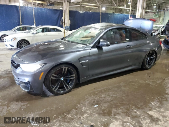 2015 BMW M4 with VIN WBS3R9C52FK334812, listed as a Copart auction lot 41716564 with 91,838 mi miles. Bid and sale history available at carsss.com. Image 1.