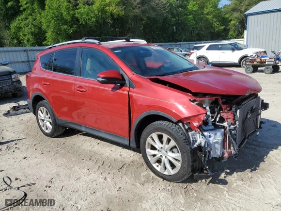 2015 Toyota RAV4 Limited with VIN 2T3DFREV9FW263018, listed as a Copart auction lot 52804045 with 90,748 mi miles and Salvage Title. Bid and sale history available at carsss.com. Image 4.