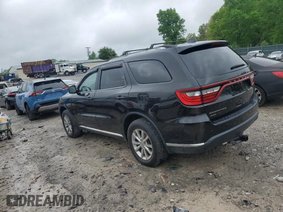 2016 Dodge Durango SXT z VIN 1C4RDJAGXGC354100, wystawiony jako Copart lot #53970915 z przebiegiem 168 945 mil mil oraz Czysty tytuł • Clean title. Historia ofert i sprzedaży dostępna na DreamBid. Obrazek 2.