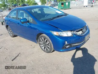 2015 Honda Civic EX-L z VIN 2HGFB2F90FH512305, wystawiony jako IAAI lot #42273933 z przebiegiem 203 680 mil mil oraz . Historia ofert i sprzedaży dostępna na DreamBid. Obrazek 1.